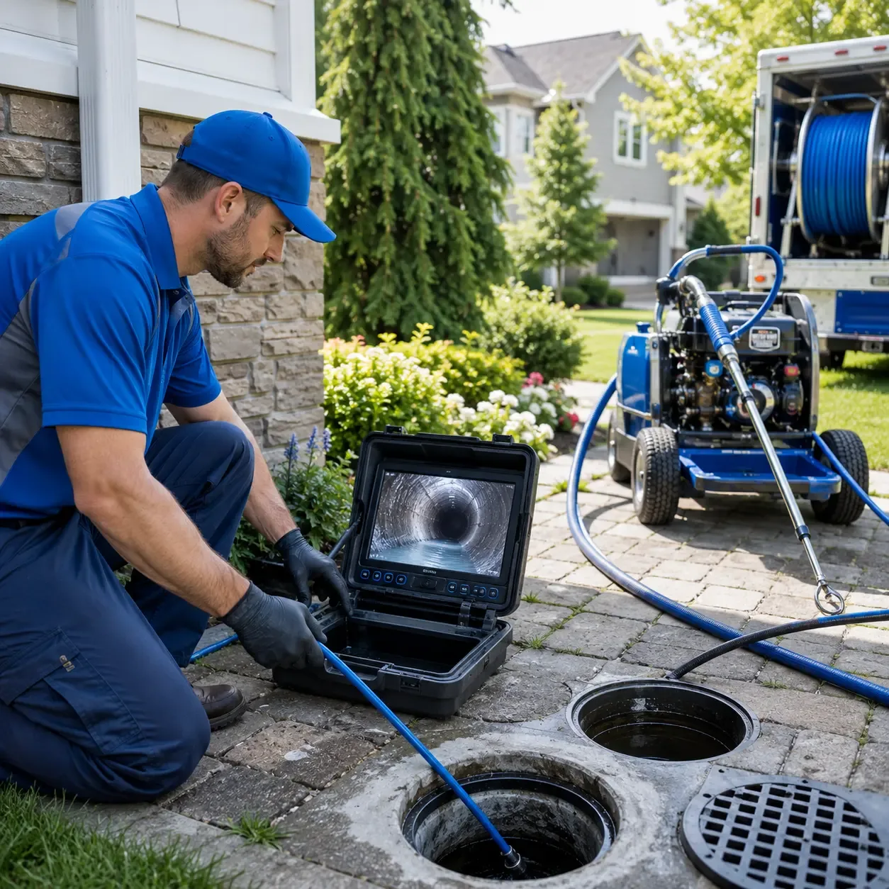 Outdoor drain cleaning professionals serving Whitewater, WI
